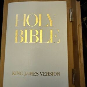 Holy Bible King James Version Old and New Testaments Religion Religious God